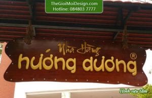 bảng hiệu nhà hàng