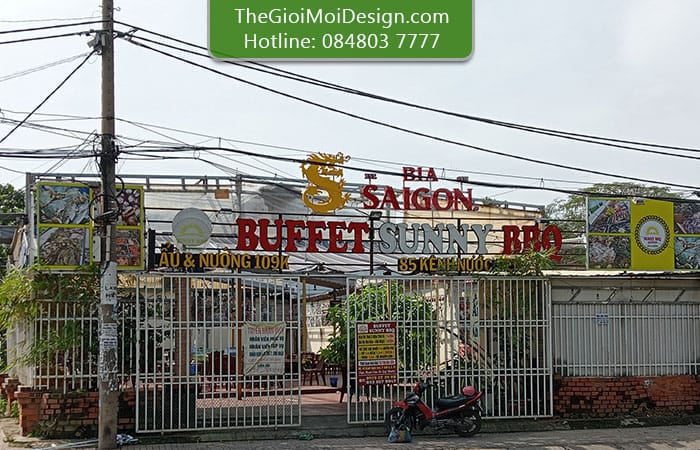 biển quảng cáo quán ăn