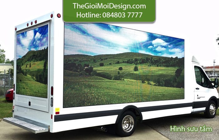 dán quảng cáo trên thùng xe tải