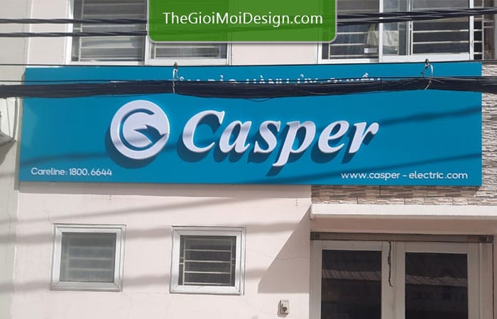 bảng hiệu casper