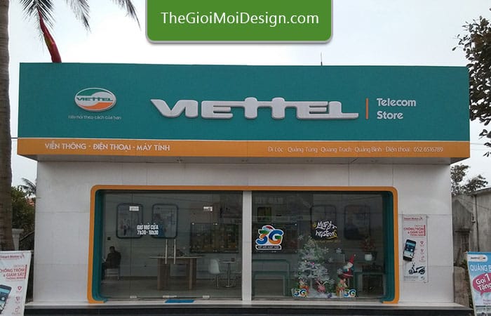 bảng hiệu viettel