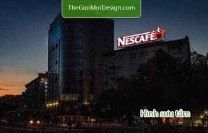 biển quảng cáo trên nóc tòa nhà