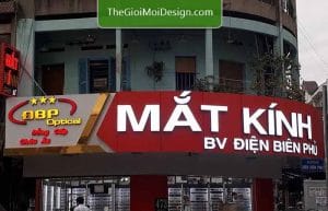 biển quảng cáo kính mắt