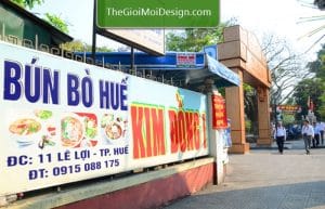 biển quảng cáo quán ăn sáng