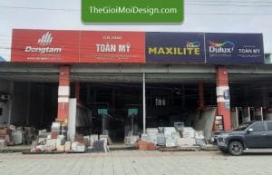 biển quảng cáo vật liệu xây dựng