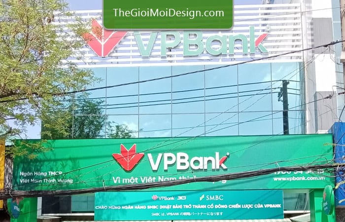 bảng hiệu ngân hàng