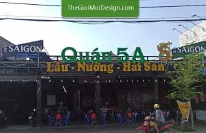 biển quảng cáo đồ nướng