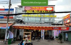 biển quảng cáo hải sản tươi sống