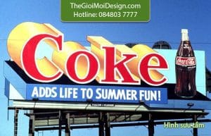 biển quảng cáo bán nước giải khát