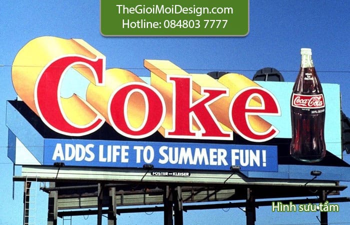 biển quảng cáo bán nước giải khát