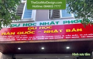 biển quảng cáo du học