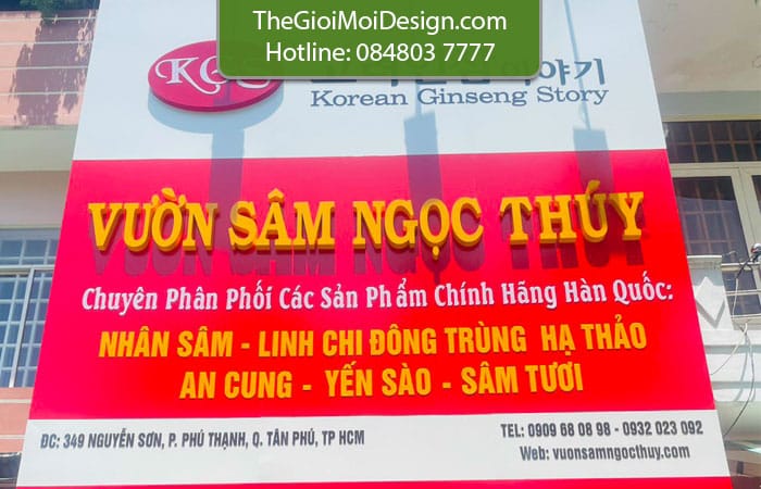 làm bảng hiệu cửa hàng